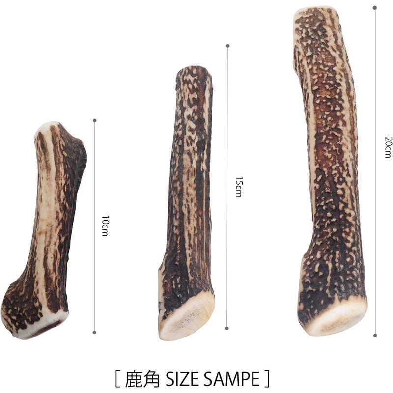 monolife 鹿の角 犬 おもちゃ 無添加 おやつ エゾジカ 国産 鹿 角 ガム デンタルケア (小型犬 10cm)｜br-market｜02