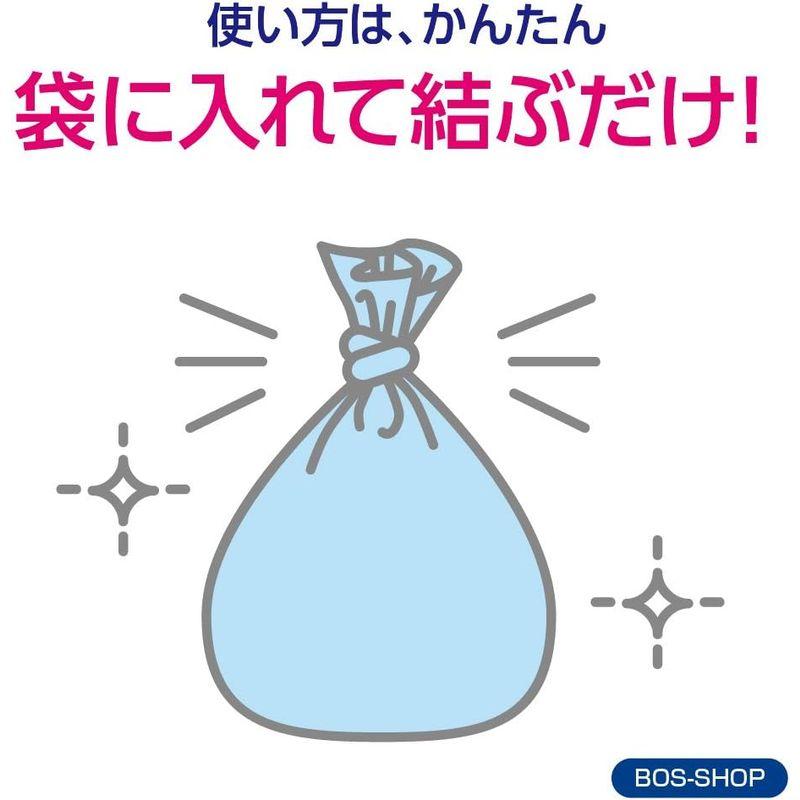 驚異の防臭袋 BOS (ボス) うんちが臭わない袋 ペット用 うんち 処理袋袋カラー：ブルー (Mサイズ 90枚入)｜br-market｜03