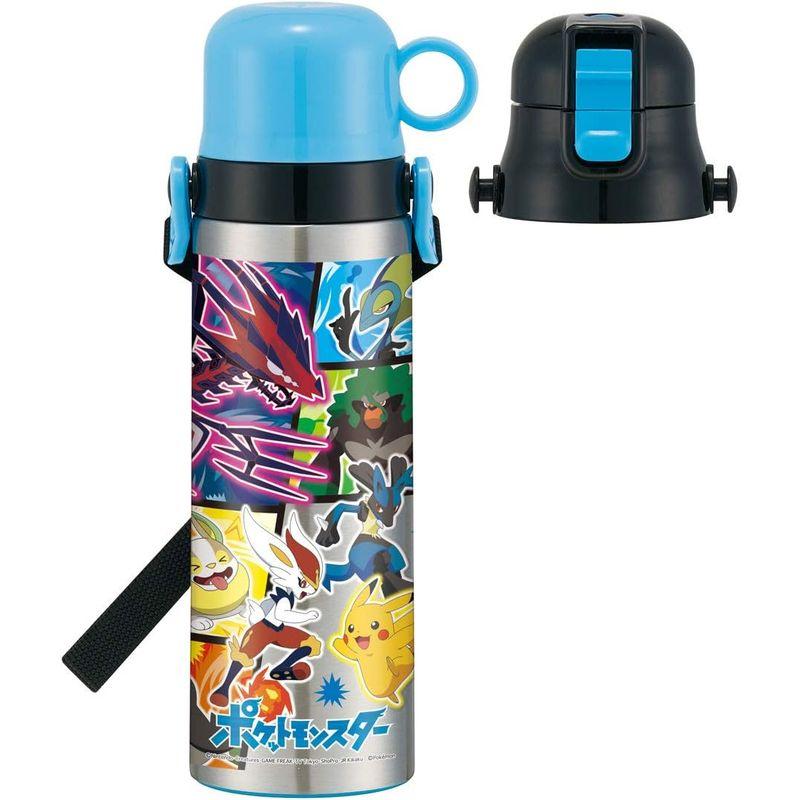 スケーター (skater) 子供用 2WAY ステンレス 水筒 コップ付き 580ml ポケットモンスター 21 SKDC6-A｜br-market｜03