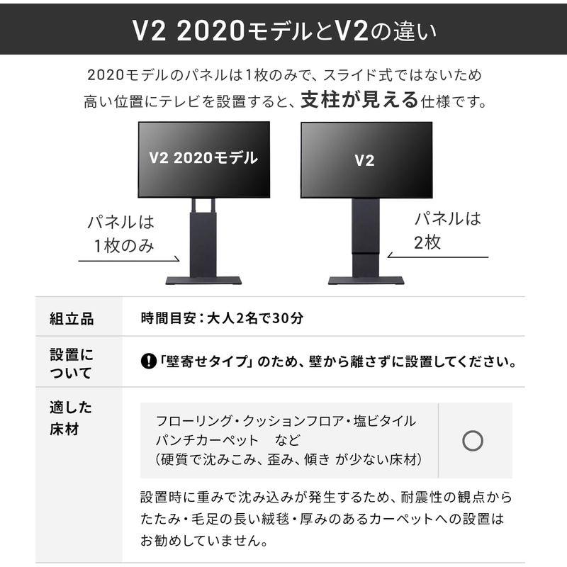 EQUALS イコールズ テレビ台 壁寄せテレビスタンド WALL A2 ロータイプ (2020モデル) +棚板ラージサイズセット 32型〜｜br-market｜04