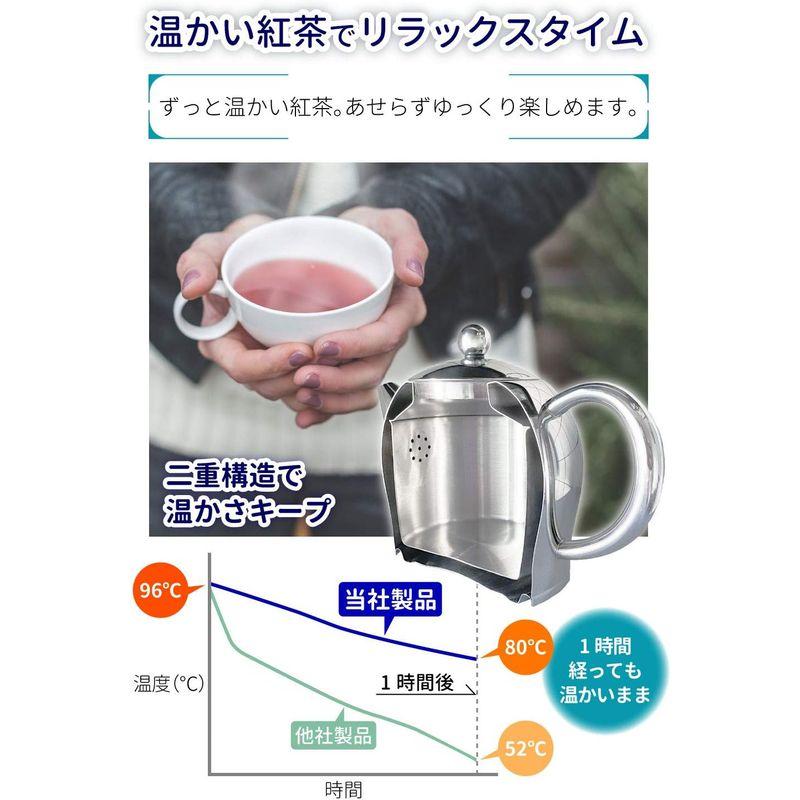 Bredemeijer（ブリードマイヤー） ステンレス ティーポット 紅茶 ミルク チョコレート 保温 食洗器対応 正規輸入品 (1.4 L｜br-market｜03