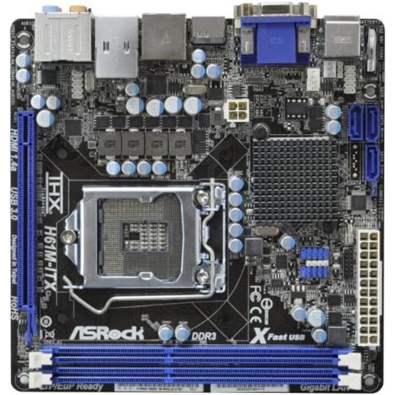 ASRock マザーボード H61 Mini-ITX H61M-ITX ITX H61 Mini Core マザーボード H61M