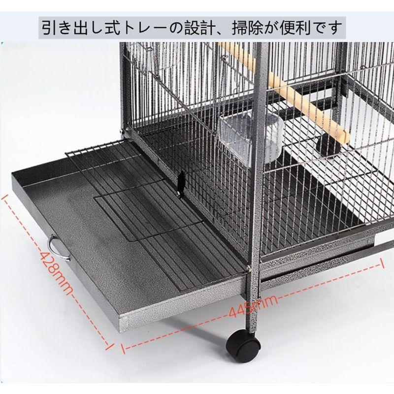 Aeon hum 鳥かご 鳥ケージ バードゲージ 大型 豪華ケージ 大きい 複数飼い キャスタ-付き インコ オウムケージ オカメ セキセイ インコ オウムケージ オカメ セキセイ hum 鳥かご 鳥ケージ バードゲージ 大型 豪華ケージ 大きい 複数飼い キャスタ 付き