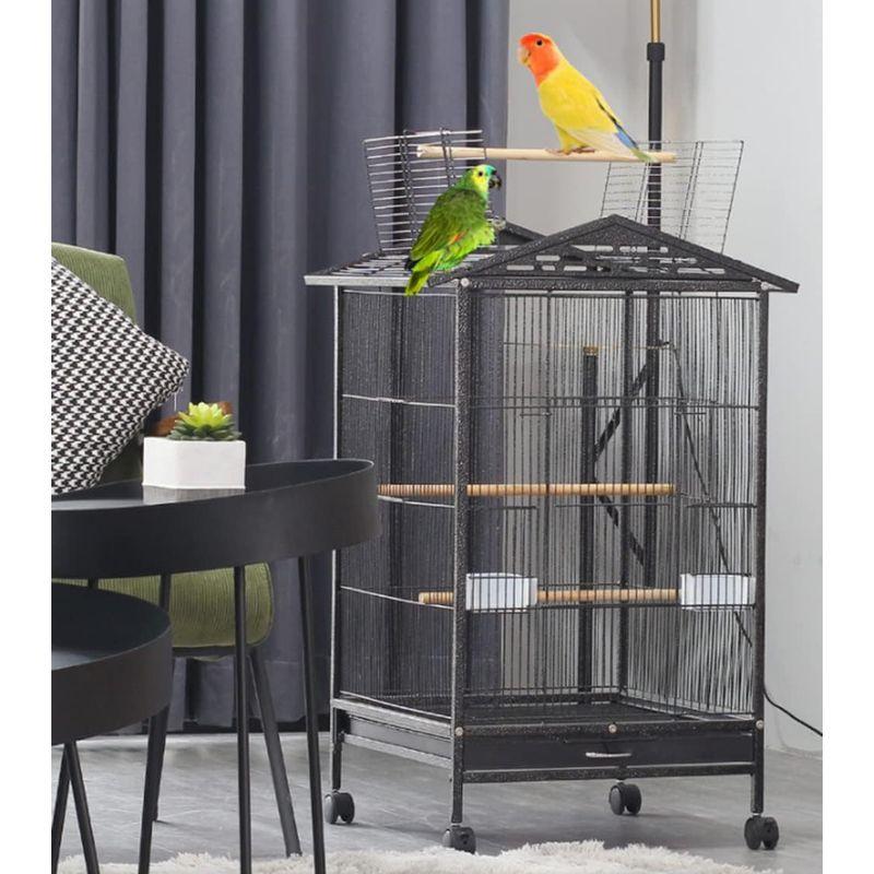 Aeon hum 鳥かご 鳥ケージ バードゲージ 大型 豪華ケージ 大きい 複数飼い キャスタ-付き インコ オウムケージ オカメ セキセイ インコ オウムケージ オカメ セキセイ hum 鳥かご 鳥ケージ バードゲージ 大型 豪華ケージ 大きい 複数飼い キャスタ 付き