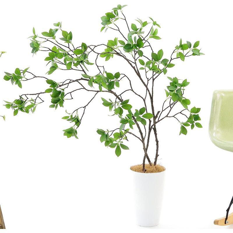 造花ドットコム プレミアム 光触媒 消臭 フェイクグリーン 「ドウダンツツジ 3本立 高さ100cm 幅90cm 奥行50cm 曲げた時（直 消臭 造花ドットコム プレミアム 光触媒 フェイクグリーン ドウダンツツジ 3本立 高さ100cm 幅90cm 奥行50cm 曲げた時