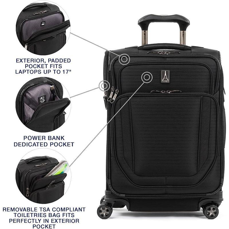 【クーポン】 Travelpro トラベルプロ Crew Versapack，407186301 ジェットブラック， MAX SIZE 【OCQ7103646448】(24876円)