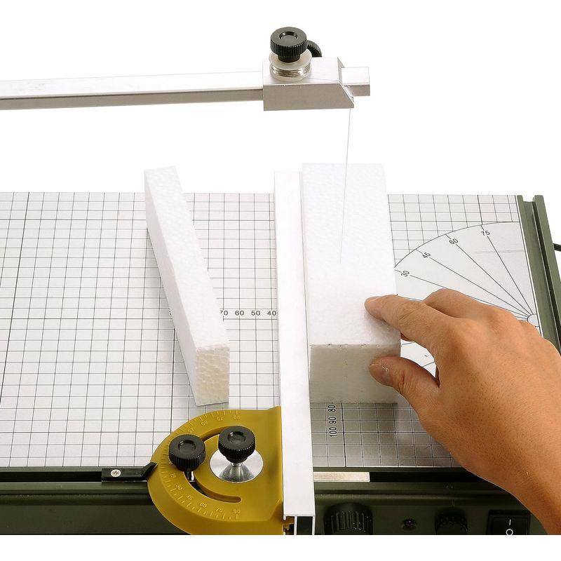 プロクソン(PROXXON)　卓上スチロールカッター　発砲スチロールの切断に最適　温度調節機能付　No.27180　直線・角度切で便利
