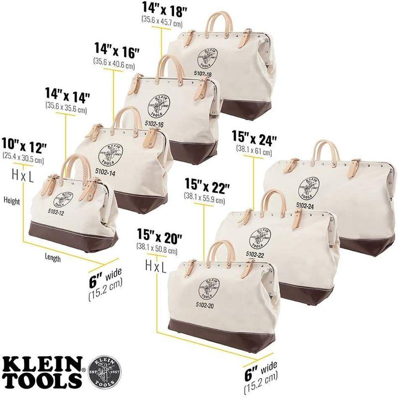 Klein　Tools　5102-22　Klein　Bag　Tools　by　Canvas　22-Inch　Tool