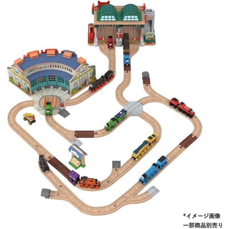きかんしゃトーマス 木製レールシリーズ(Thomas) アニーとクララベルのナップフォードステーション 3才~ HBJ82 木製レールシリーズ Thomas アニーとクララベルのナップフォードステーション 3才 HBJ82