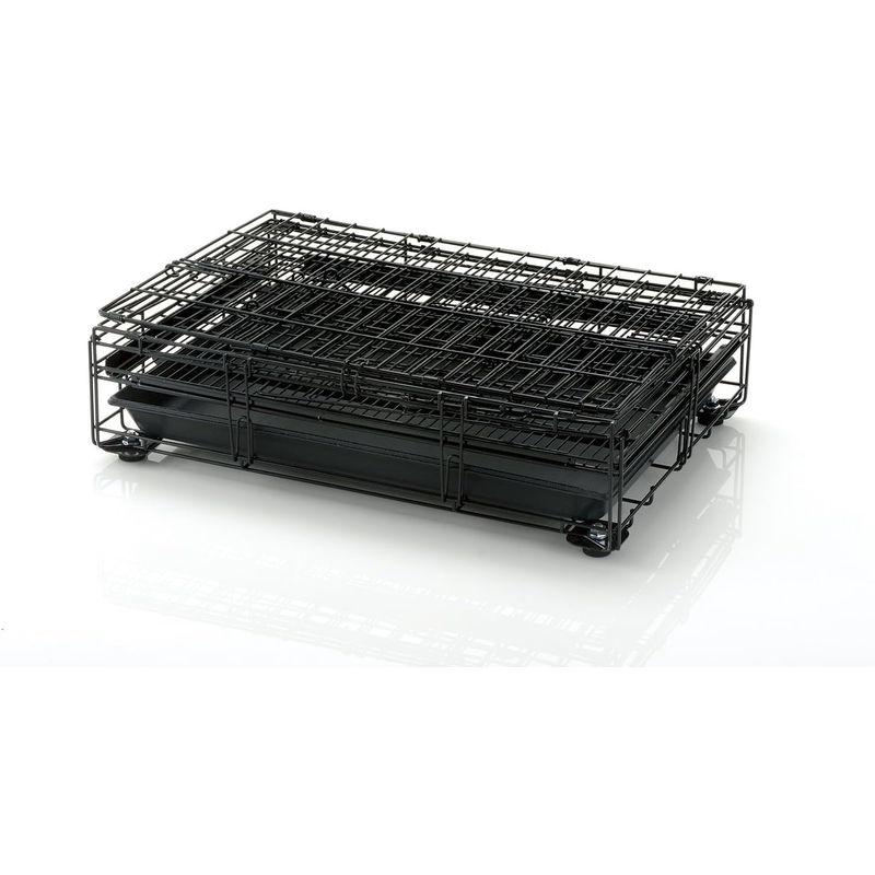 リッチェル プロフェッショナルペットケージ M ブラック 62.5×42.5×56cm リッチェル 62.5×42.5×56cm LWH1154017441(10715円)