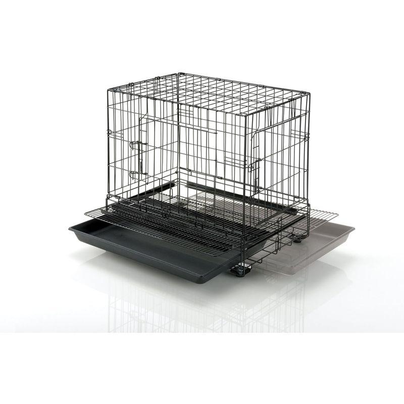 リッチェル プロフェッショナルペットケージ M ブラック 62.5×42.5×56cm リッチェル 62.5×42.5×56cm LWH1154017441(10715円)