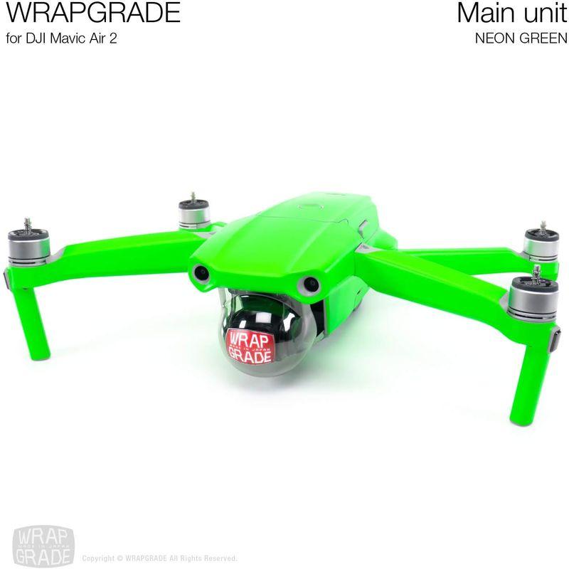 WRAPGRADE for DJI Mavic Air 2 スキンシール (ネオングリーン)｜br-select-store｜03