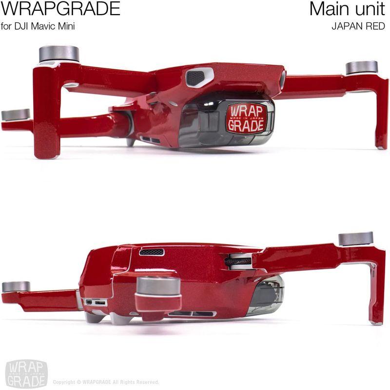 WRAPGRADE for DJI Mavic Mini スキンシール (ジャパンレッド)｜br-select-store｜07