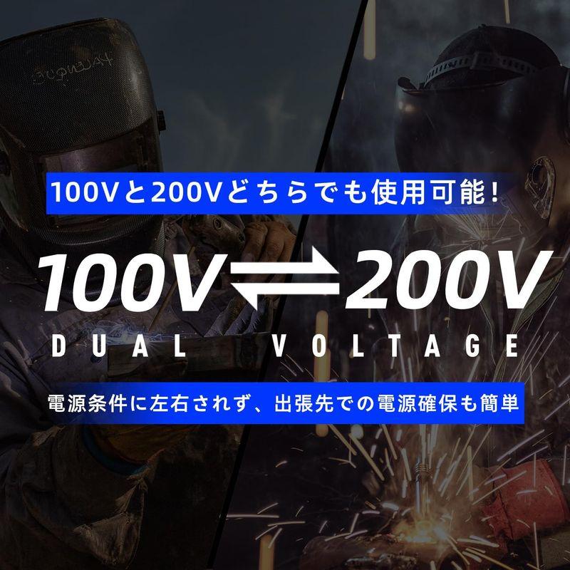 ANDELI 半自動溶接機 120AノンガスMIG/アーク溶接/lift TIG 100V/200V兼用 インバーター直流溶接機 MIG溶接｜br-select-store｜04