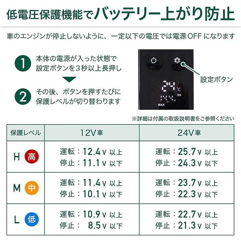 Bonarca 車載冷蔵庫 ポータブル冷蔵庫 冷蔵冷凍庫 9L 9Lー50Lの豊富なサイズバリエーション コンプレッサー式 AC100V D｜br-select-store｜06