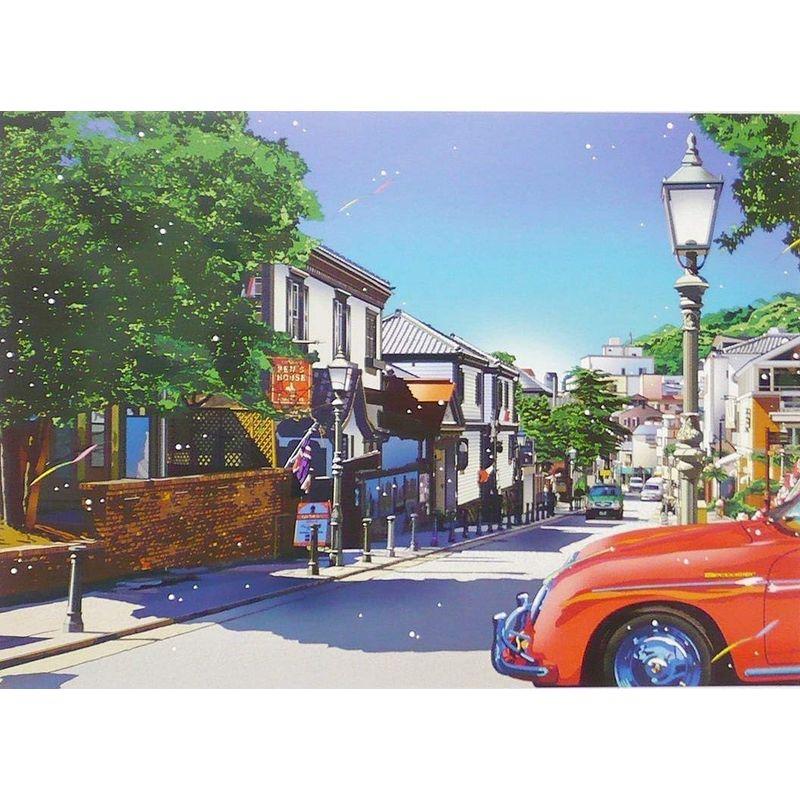 鈴木英人神戸北野通りアートプリント額装53x43cm : BRセレクト 鈴木英人神戸北野通りアートプリント額装53x43cm : BRセレクト