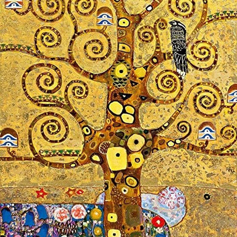 クリムト『 生命の樹 』（部分）の木枠付きフォトタイル 3（世界の名画シリーズ） (M サイズ：19.2×19.2cm)｜br-select-store｜04