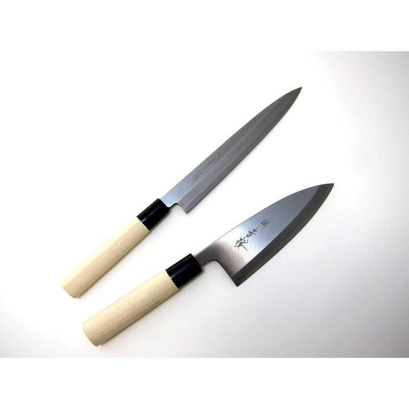 和包丁(2本組) 楽天市場】[ 勝弘 和庖庁2本セット ] ○刃渡り＜出刃＞約16.5cm