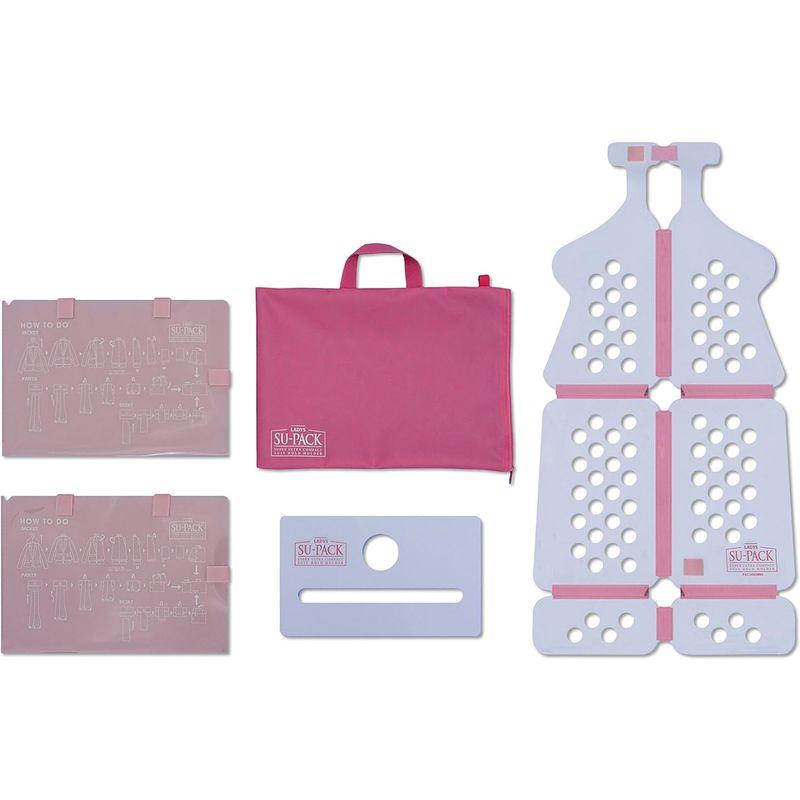 特価商品  SU-PACK LADY´S PINK 女性用スーツ入れ ガーメントバッグ(レディーススーパック) 女性用 ピンク 機内持ち込み可