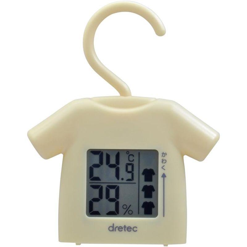 dretec(ドリテック) 温湿度計 デジタル 温度計 湿度計 フック付き 部屋干し番 乾き度チェック O-262YE(イエロー)｜br-select-store｜02