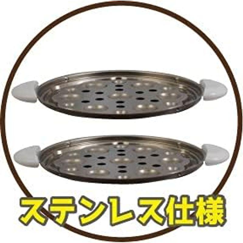 (未使用･未開封品)ANABAS ゆで玉子名人 かんたんスチームクッカー SE-002(ホワイト, 2段) ANABAS ゆで玉子名人 かんたんスチームクッカー SE-002(ホワイト