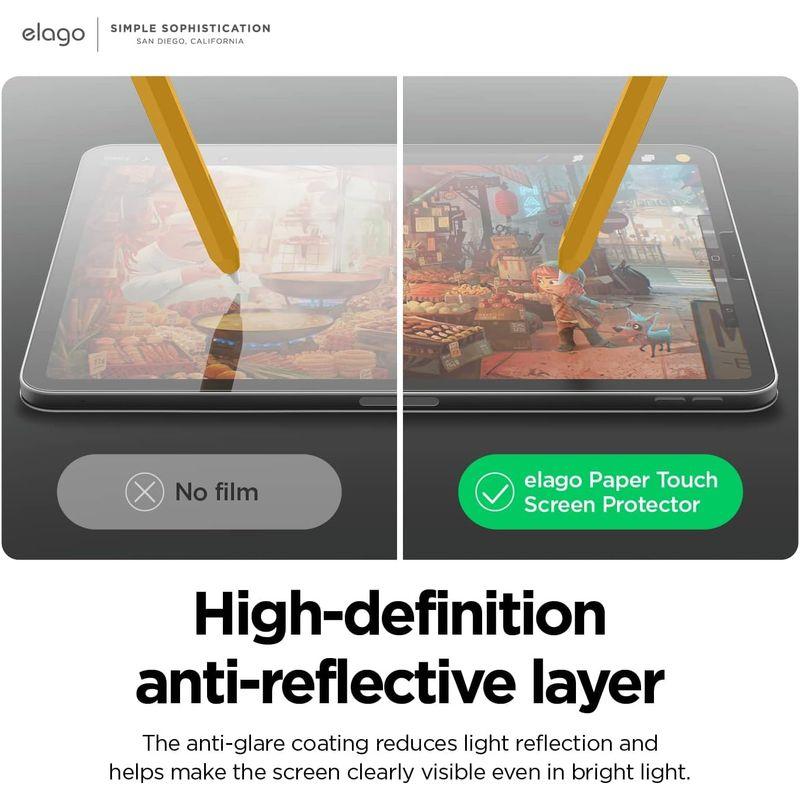 elago iPad Air 10.9 / iPad Pro 11 対応 ガラスフィルム 紙のような書き心地 液晶 保護フィルム 指紋防止｜br-select-store｜05