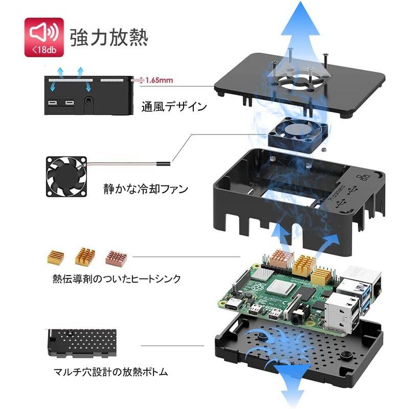 TRASKIT Raspberry Strart Kit/Raspberry Pi 4 /ラズベリーパイ4B（8GB RAM）/MicroS｜br-select-store｜08