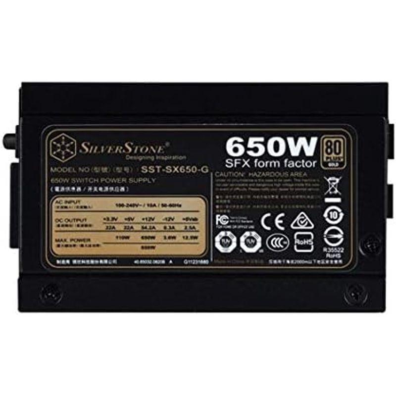 SilverStone 650W 80PLUS GOLD SFX電源 Amazon | Silver Stone SFXシリーズ 80PLUS Gold認証 電源 650W