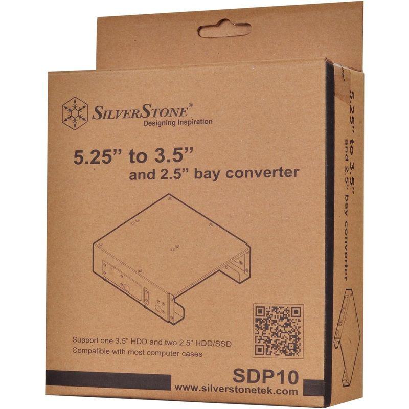 SilverStone 5インチベイ用マウンタ(Support one 3.5インチ HDD and two 2.5インチ HDD/SSD)｜br-select-store｜05