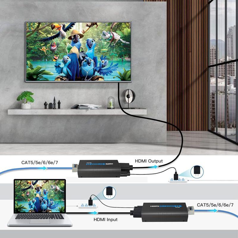 Mirabox (ミラボックス) HDMIエクステンダー 120m TCP/IP利用 RJ45 カテゴリー5 カテゴリー5e カテゴリー6｜br-select-store｜07