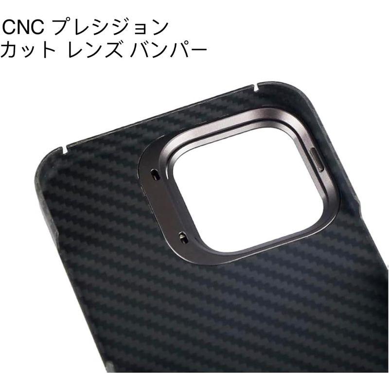 MON Carbone 磁気バリスティックカーボンファイバー iPhone 15 ケース 調節可能なキックスタンド付き HOVERBOLT｜br-select-store｜02