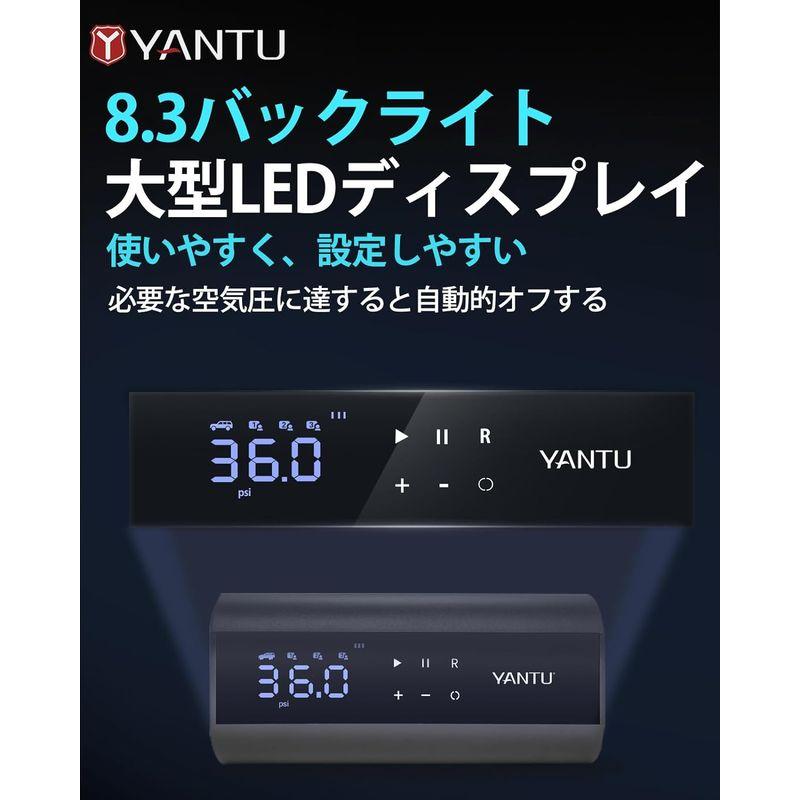 YANTU DCポータブルエアコンプレッサータイヤ空気入れ、自動車12Vに適用、ライン電動車用エアポンプ、ダブルシリンダー2倍空気入れ、タイ｜br-select-store｜08