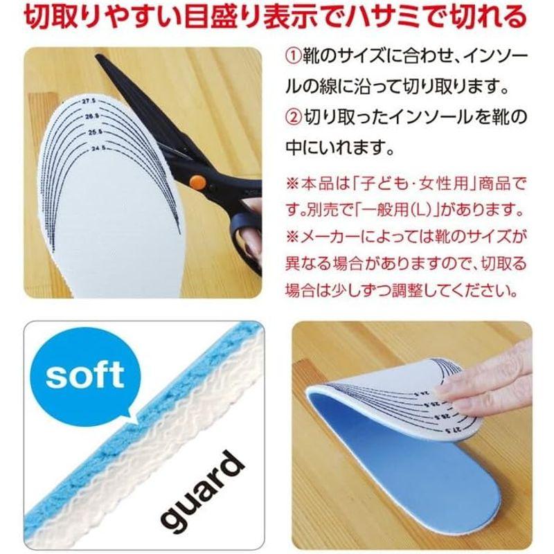 フットレスキュー 踏み抜き防止 インソール M サイズ 19.5cm?24cm 子ども 女性用 防災用品｜br-select-store｜03