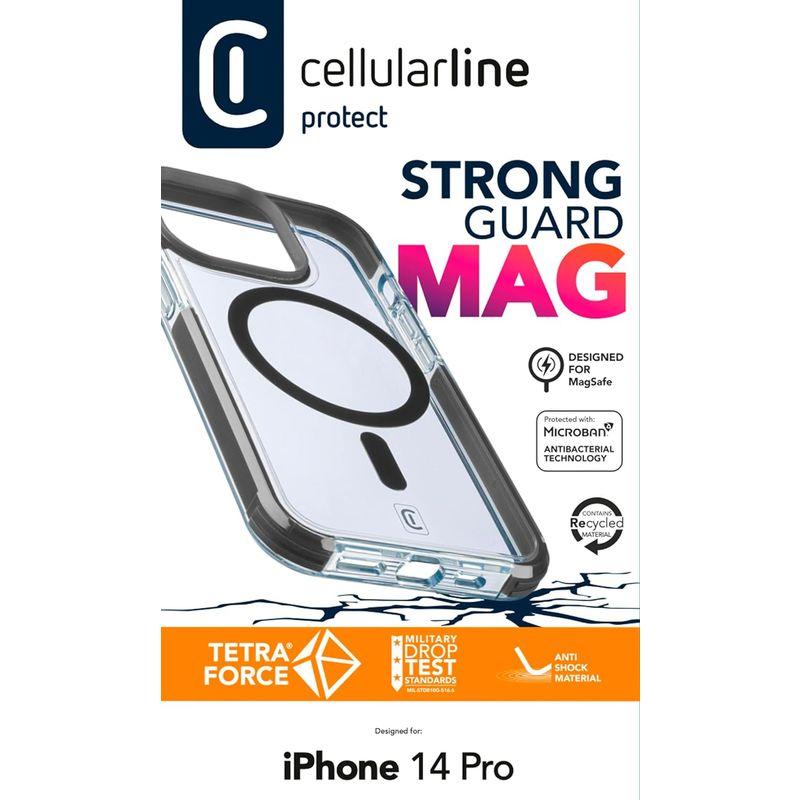 Cellularline iPhone 14Pro MagSafe対応 ケース カバー 耐衝撃 MIL-STD810G クリアケース 抗菌｜br-select-store｜05