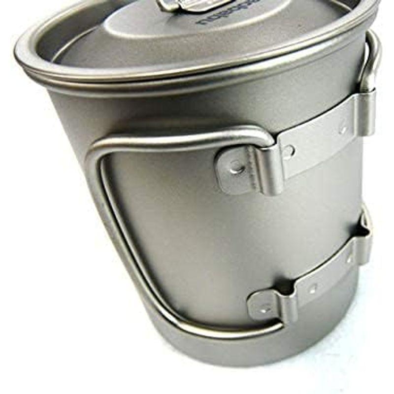 Gaobabuチタンマグカップ 300ml＆400mlのセット（フタ・メッシュ袋付