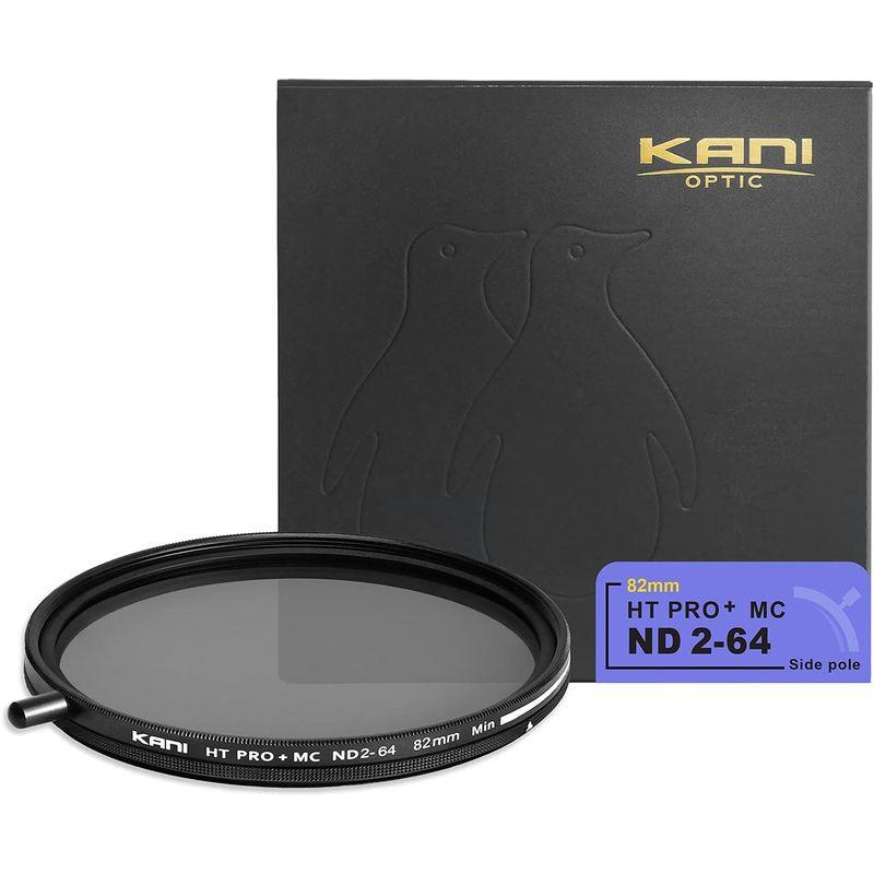 KANI 82mm 可変NDフィルター HT PRO+ MC ND2-64 減光効果最大6絞り分 着脱式調整用ノブ付 高濃度時X状ムラ抑制｜br-select-store｜03