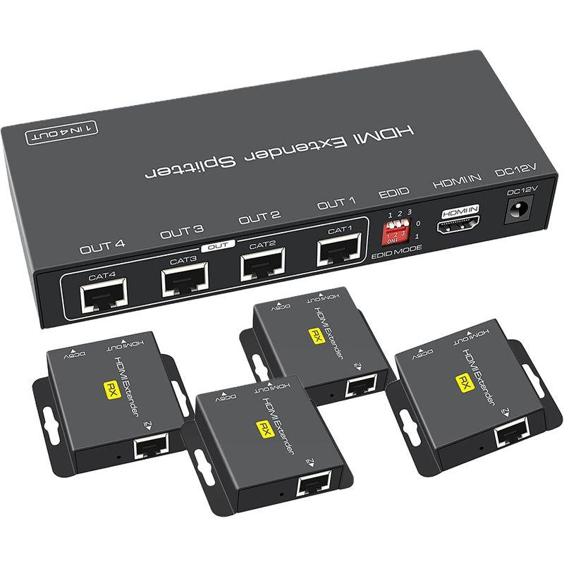 ☆ 4HDMI 出力HDMI 分配 エクステンダー EX714 単電源 4HDMI 出力HDMI 分配 エクステンダー EX714 単電源 イーサネット