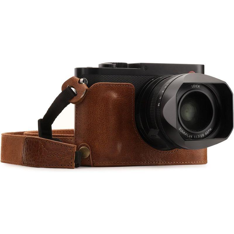 MegaGear Leica Q-P, Q (Typ 116) Ever Ready(エヴァーレディー) 本革 カメラ ケース ストラップ付｜br-select-store｜09