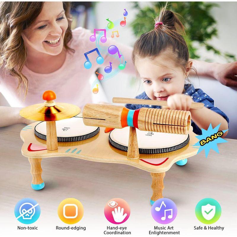 木製の音楽玩具幼児ドラムセットキッズ楽器6 in 1赤ちゃんのおもちゃ音楽打楽器年齢3-5男の子と女の子の誕生日プレゼント子供のための学習お : 20240225150633-01927 : BRセレクトストア - 通販 - Yahoo!ショッピング 木製の音楽玩具幼児ドラムセットキッズ楽器6 in 1赤ちゃんのおもちゃ音楽打楽器年齢3-5男の子と女の子の誕生日プレゼント子供のための学習お : 20240225150633-01927 : BRセレクトストア - 通販 - Yahoo!ショッピング