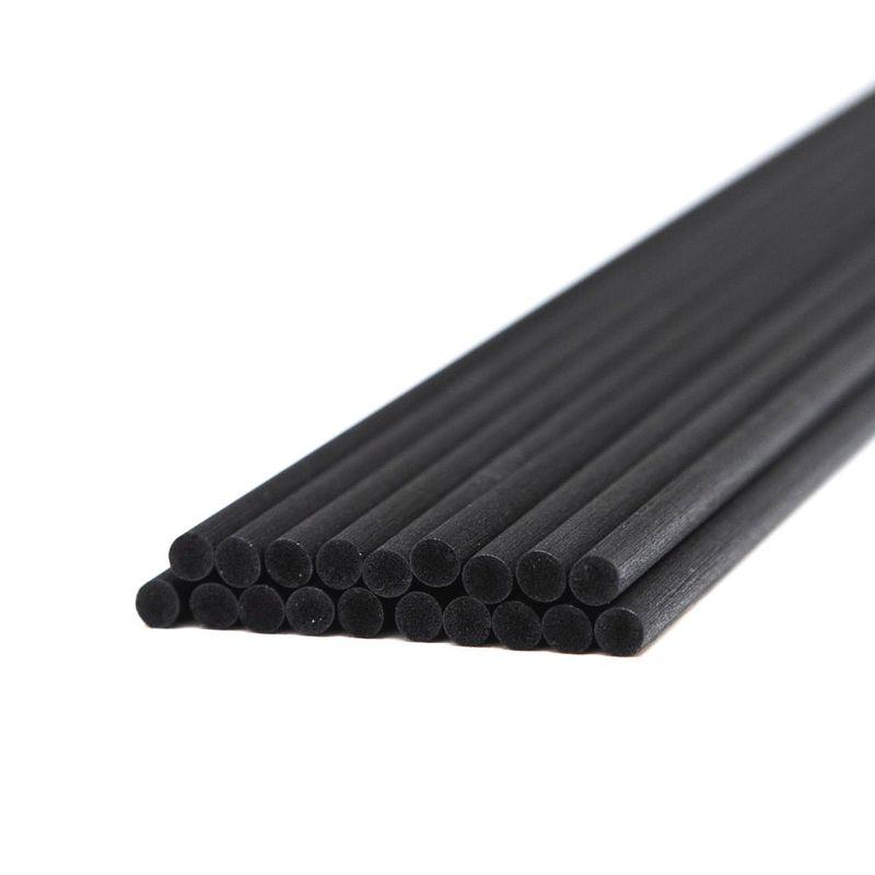 ロング 40cm リードディフューザー スティック 交換用 ファイバー 太め 5mm 長め 黒 ブラック 20本 リードディフューザーアロマ の商品画像