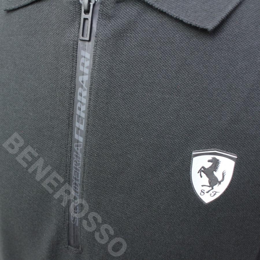 Ferrari（フェラーリ） PUMA スタイル ポロ ブラック 531774-01