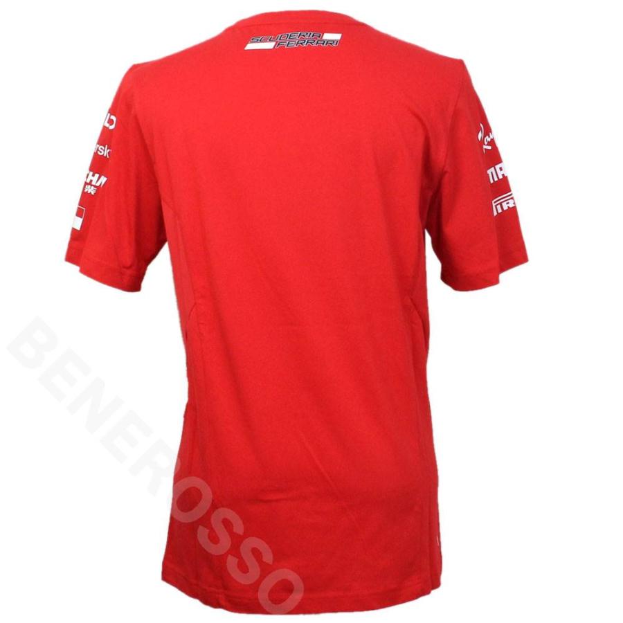 PUMA スクーデリア フェラーリ チーム C.ルクレール Tシャツ 2020 レッド 763039-01｜br-sf｜02