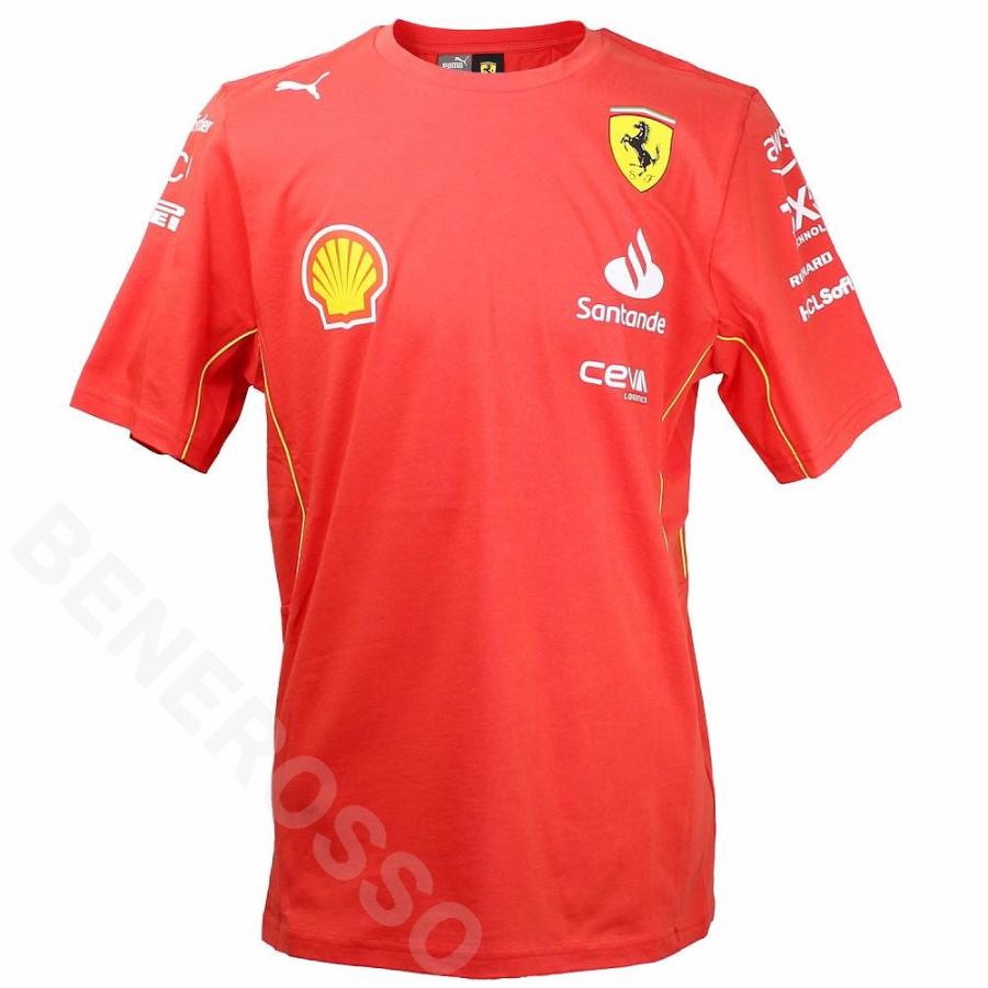 Ferrari PUMA スクーデリア フェラーリ SF チーム Tシャツ 2024 Ferrari PUMA スクーデリア フェラーリ SF チーム Tシャツ 2024