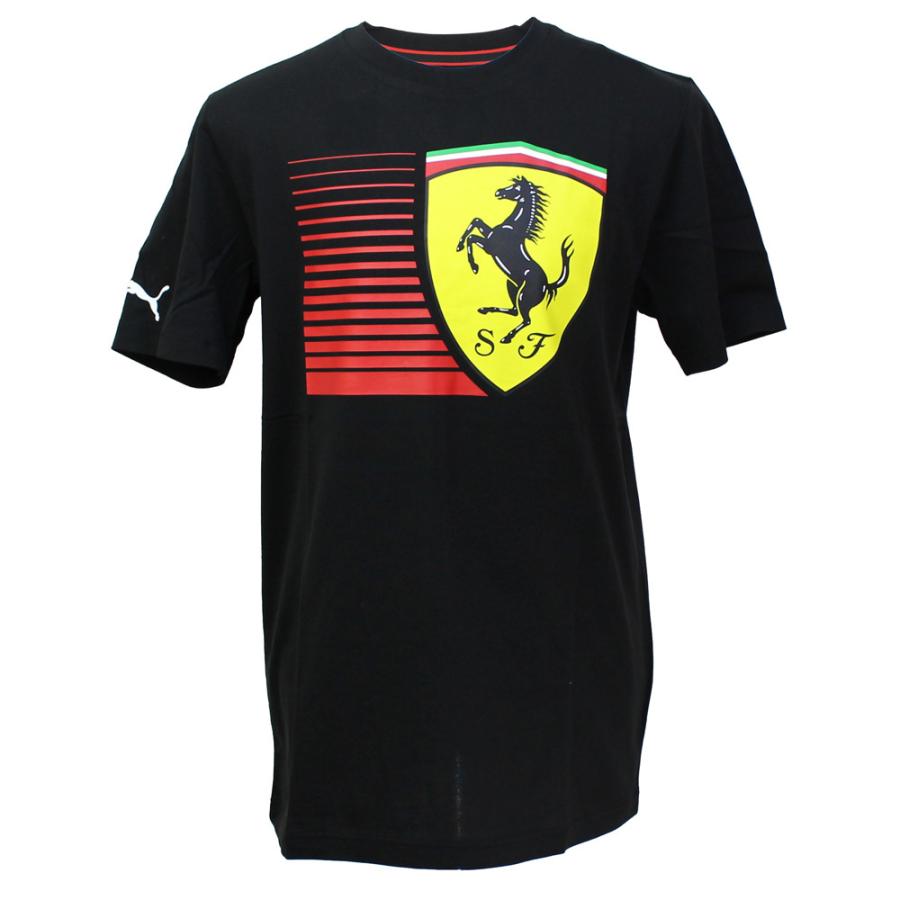 PUMA フェラーリ SF ビッグ シールド Tシャツ FW ブラック