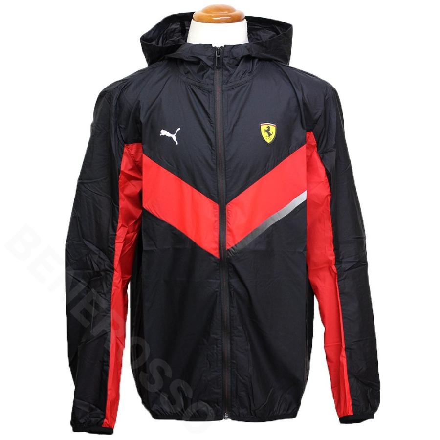 PUMA フェラーリ SF レース MCS シティランナー ジャケット ブラック