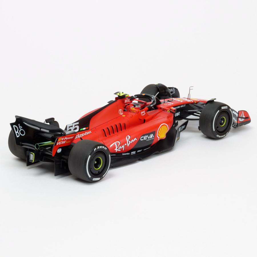 BBR MODELS 1/18スケール フェラーリ SF-23 C.サインツ シンガポールGP 2023 ウィナー レッド PBBR231865_1