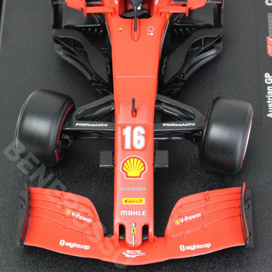 BBURAGO 1/18スケール フェラーリ SF1000 C.ルクレール 2020 オーストリアGP BR-18-16808AT16｜br-sf｜07