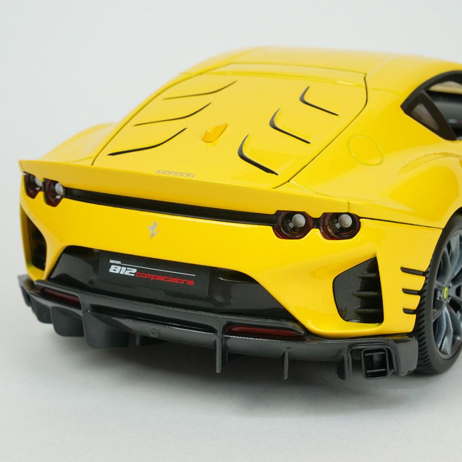 Bburago 1/18スケール フェラーリ 812 コンペティツィオーネ イエロー 18-16019Yの画像