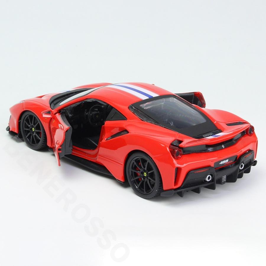 BBURAGO 1/24スケール フェラーリ 488 Pista レッド 18-26026R｜br-sf｜04