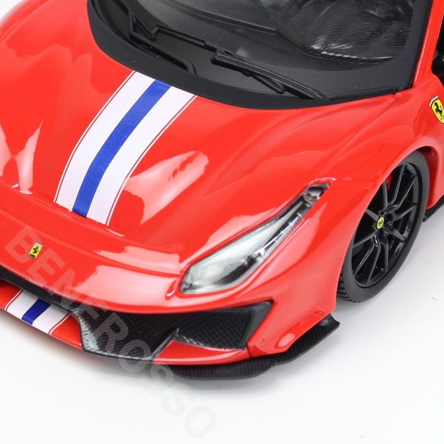 BBURAGO 1/24スケール フェラーリ 488 Pista レッド 18-26026R｜br-sf｜05